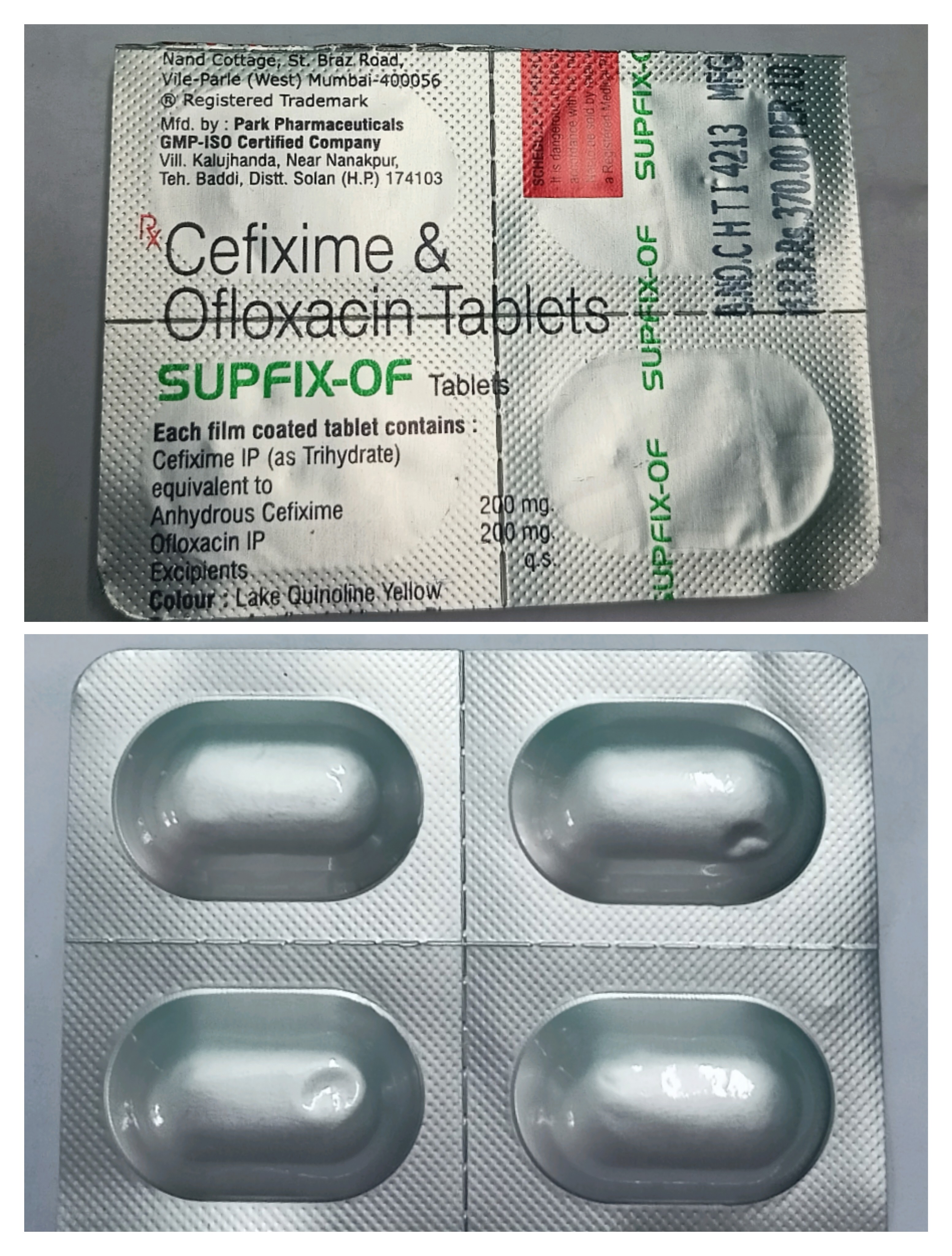 Cefixime-Ofloxacin